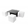 Mesa mecano (mesa + puffs)
