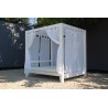 Cama Balinesa blanca 170